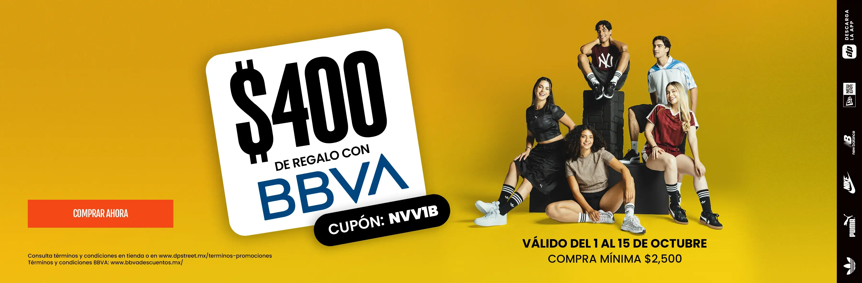 BA - Cupón de $400 con BBVA