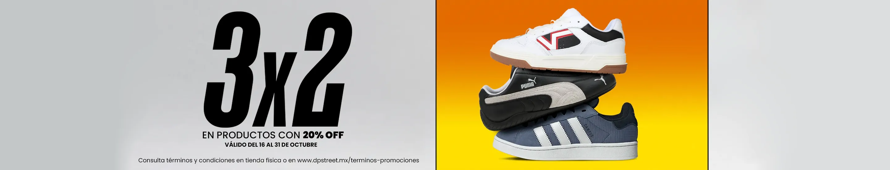 Oferta del 3x2 en tenis