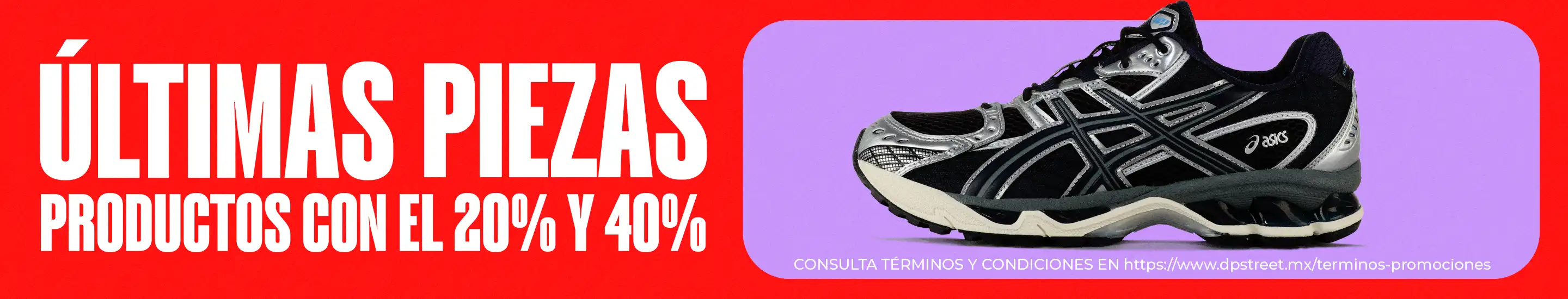 Últimas piezas de tenis