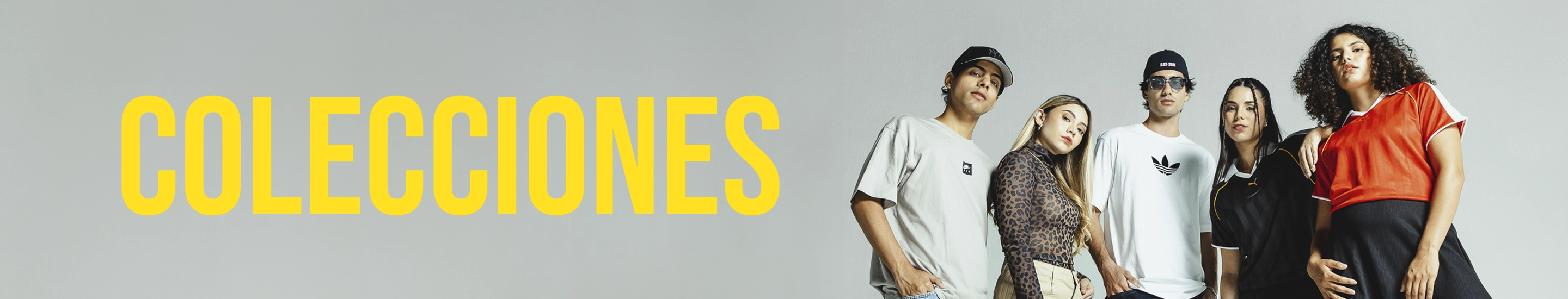 Colecciones de tenis, ropa y accesorios