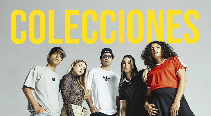 Colecciones de tenis, ropa y accesorios