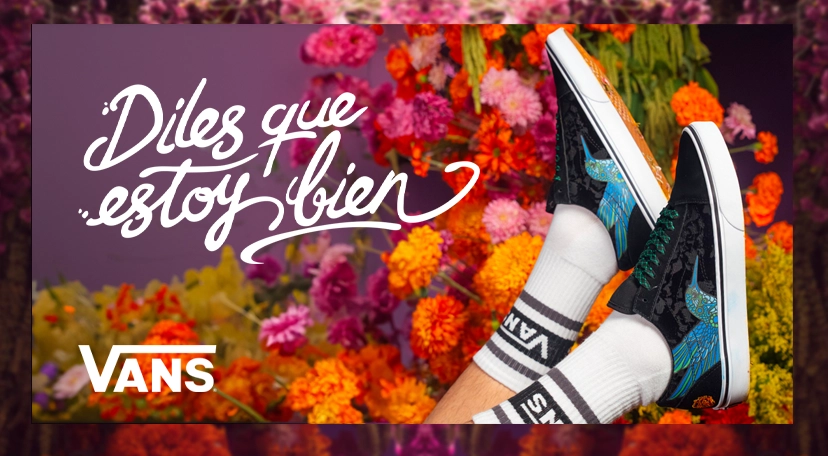 Colección de tenis Vans día de muertos