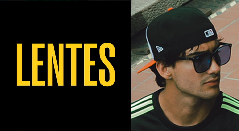 Lentes en moda para hombre