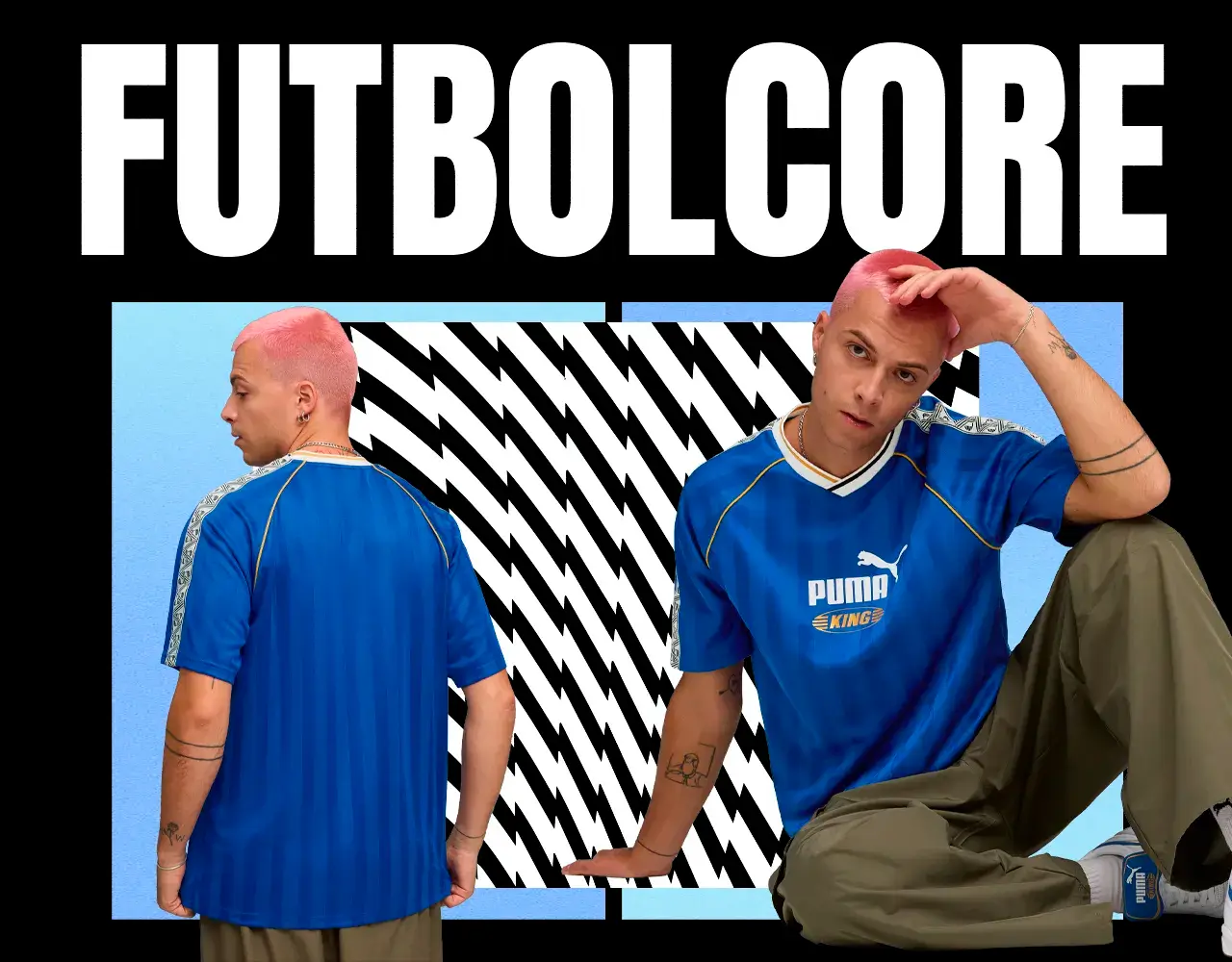 Colección futbolcore: Jerseys, tenis, shorts y más productos deportivos pero con estilo urbano