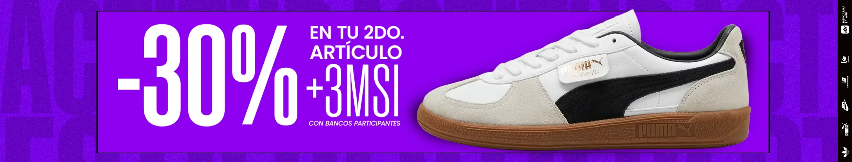 30% de descuento en tu segundo artículo