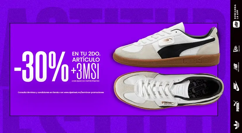 30% de descuento en tu segundo artículo