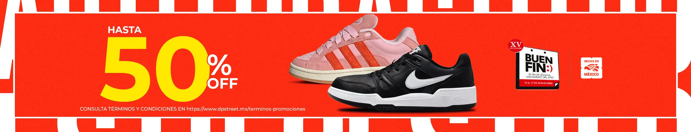 Tenis, ropa y accesorios con hasta 50% de descuento