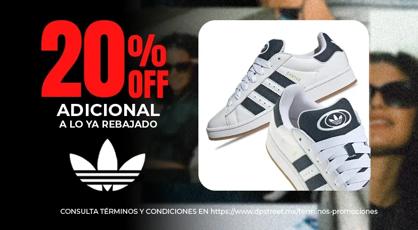 Hasta 20% off en productos seleccionados de la marca adidas | Tenis, ropa y mochilas