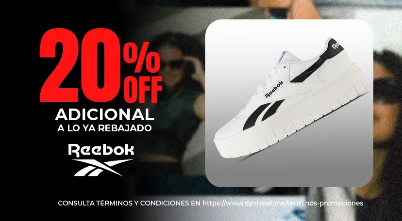 Hasta 20% off en productos seleccionados de la marca Reebok | Tenis Reebok