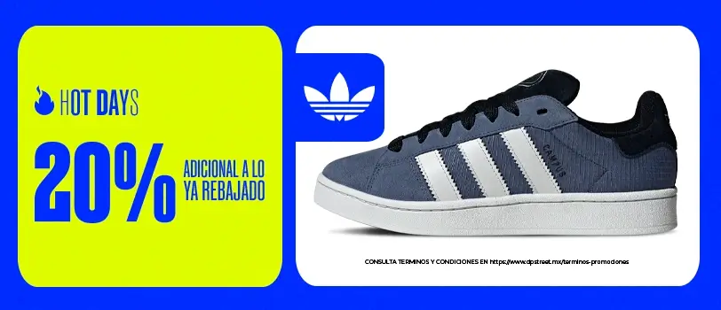 Hot Days 20% adicional adidas
