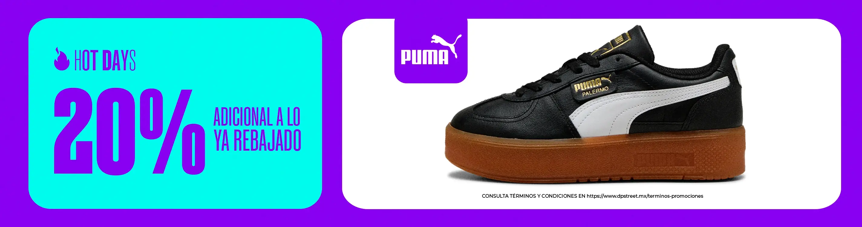Hot Days 20% adicional Puma
