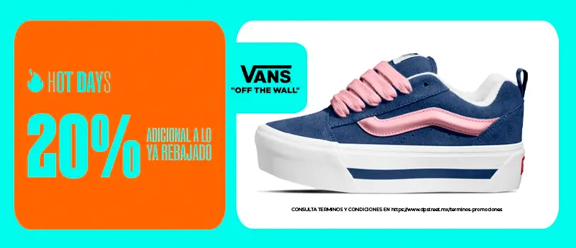 Hot Days 20% adicional Vans