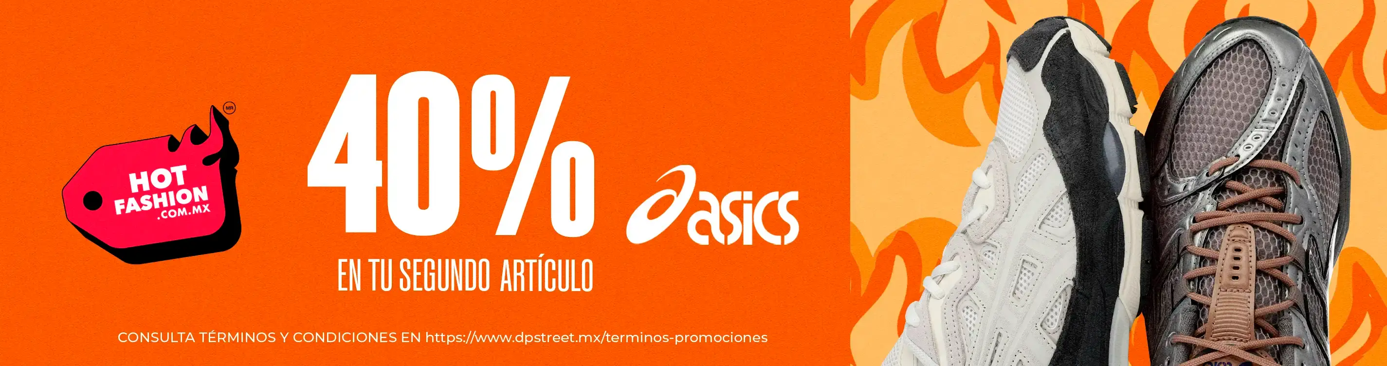 HotFashion - 40% En el segundo artÃculo de la marca Asics