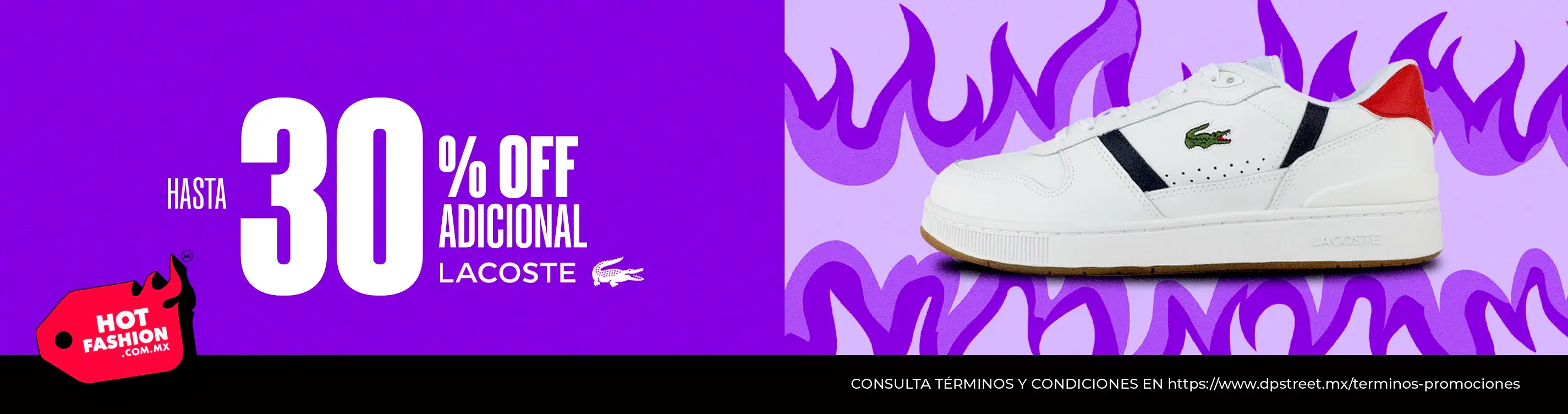 HotFashion - 30% Adicional Lacoste