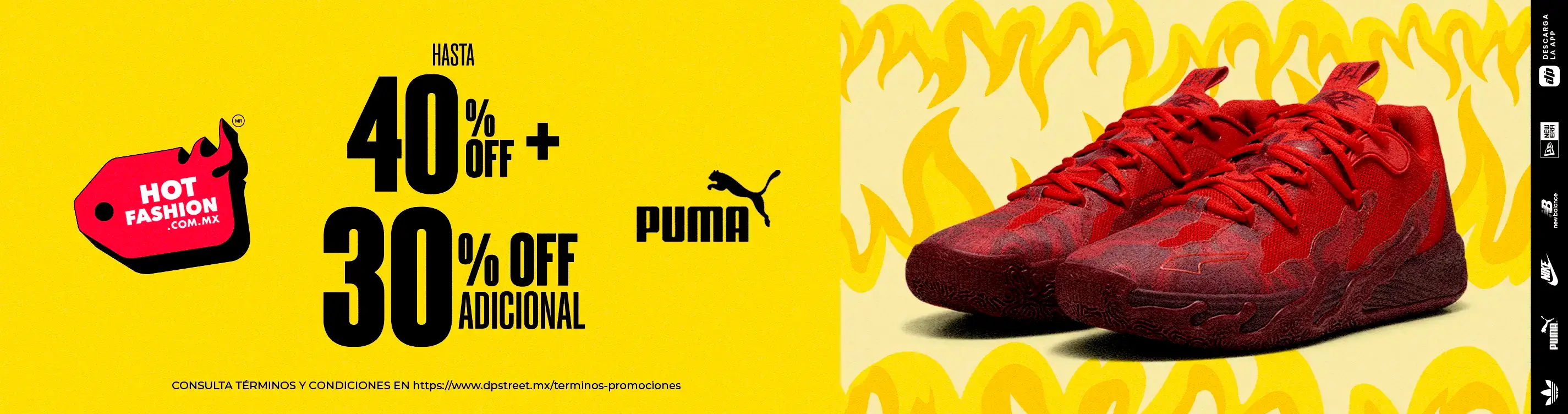 HotFashion - Hasta 30% off en tu segundo artículo Puma