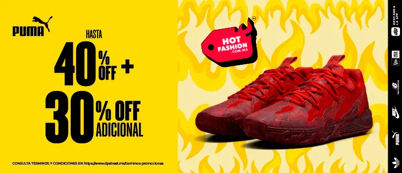 HotFashion - Hasta 30% off en tu segundo artículo Puma