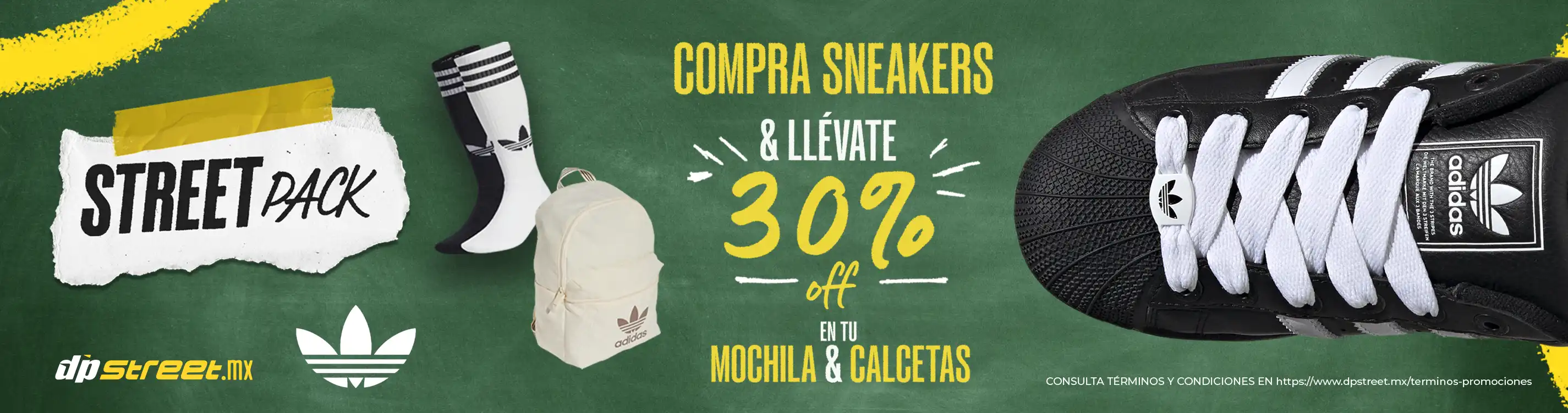 Promoción Street Pack en productos adidas