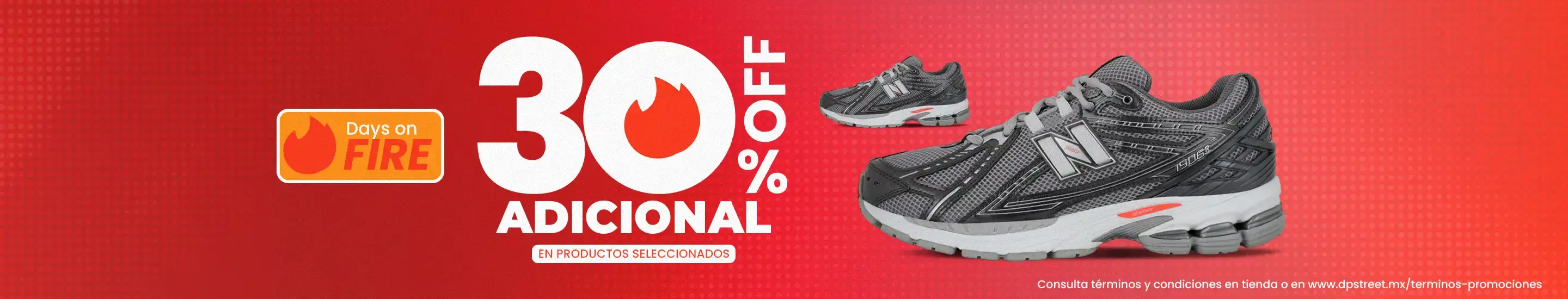 30% de descuento adicional a lo ya rebajado