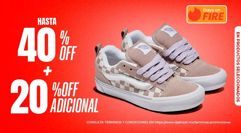 20% de descuento adicional a lo ya rebajado