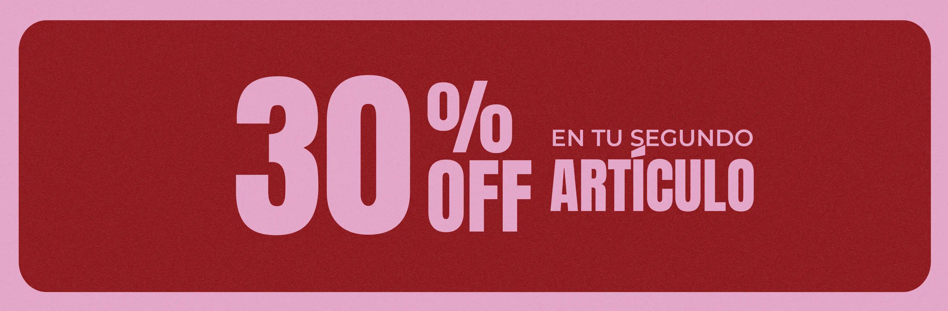 SHA - 30% Off en tu segundo artículo