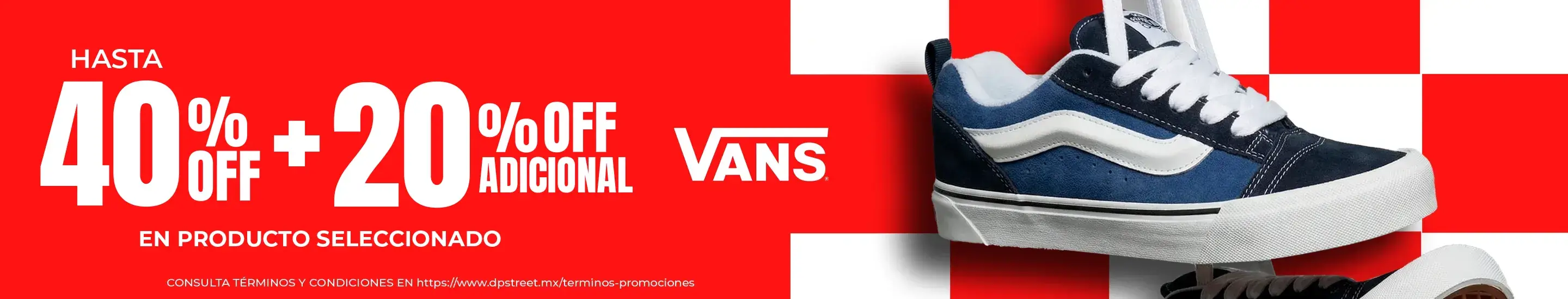 HA - HASTA 40% DE DESCUENTO EN VANS