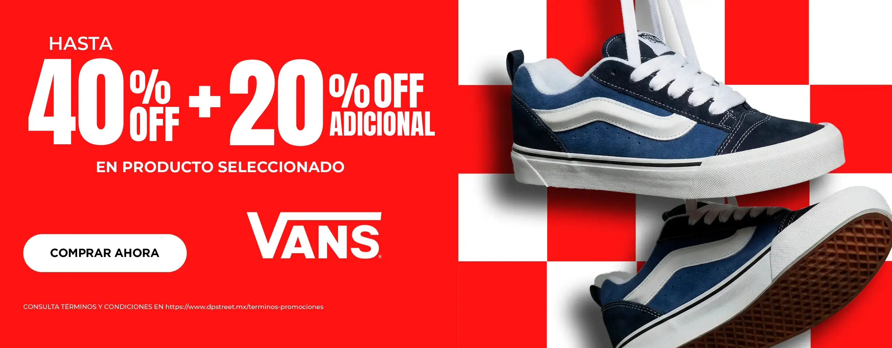 HA - HASTA 40% DE DESCUENTO EN VANS