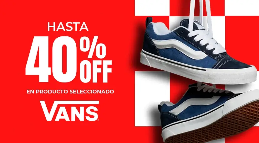 HA - HASTA 40% DE DESCUENTO EN VANS