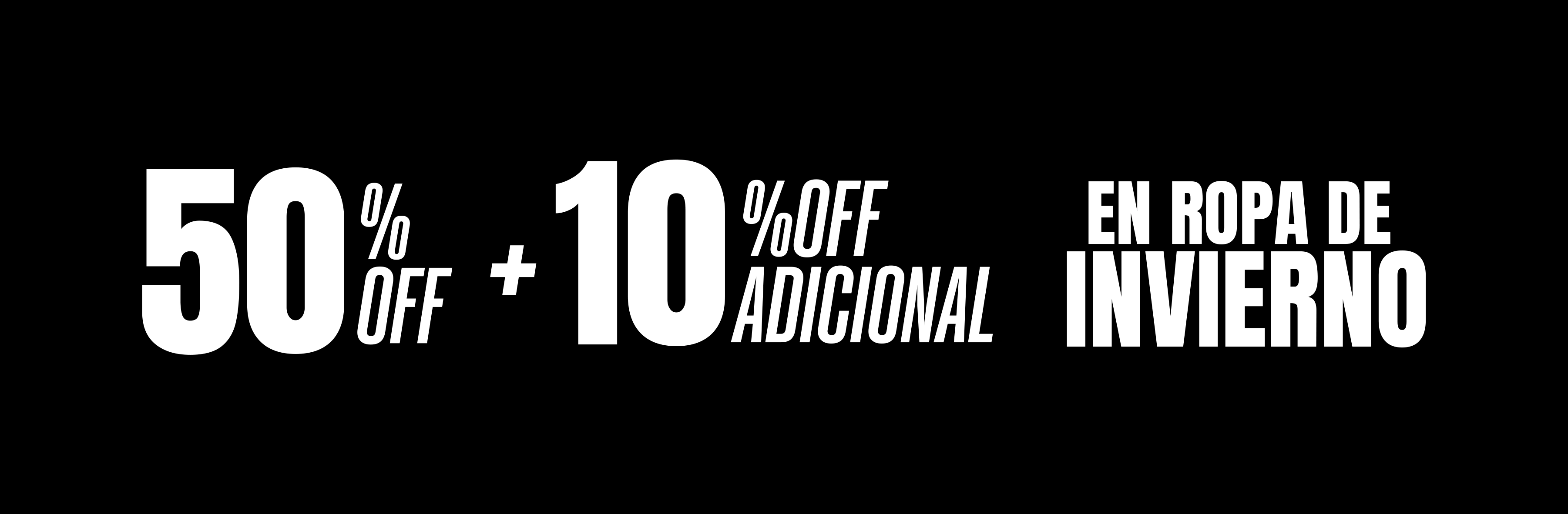 SHA - 50% de descuento en ropa de invierno
