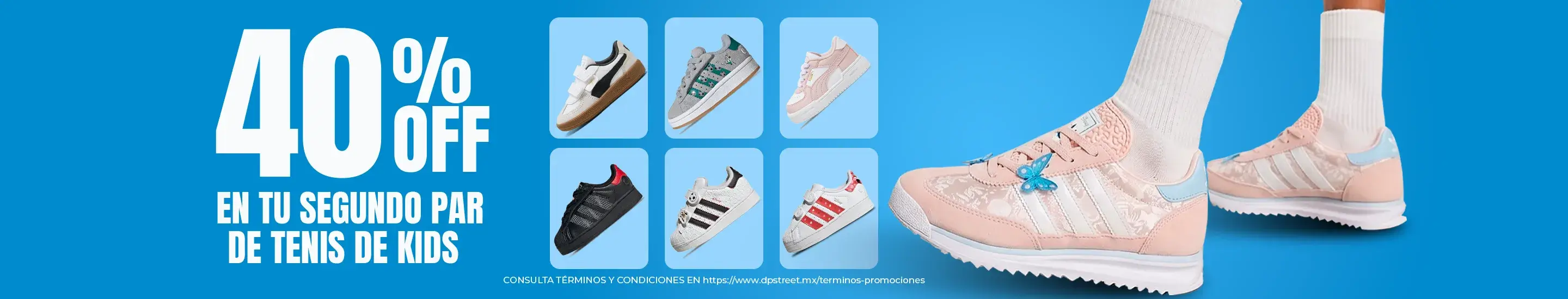 40% de descuento en productos seleccionados para niños