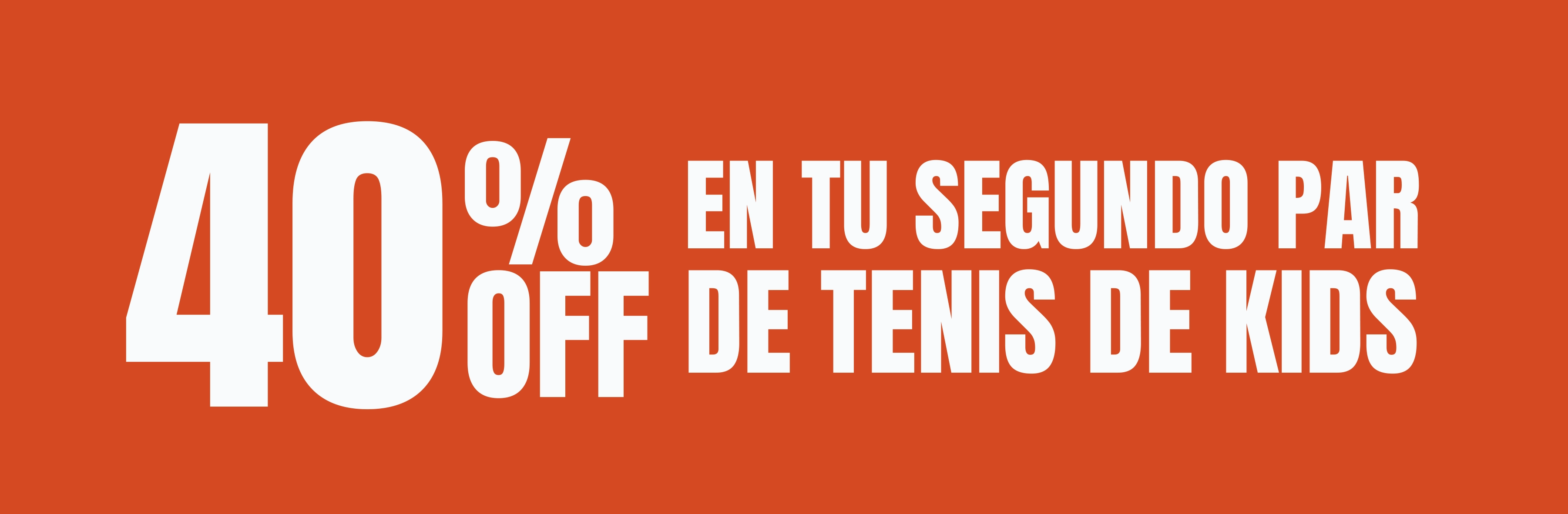 SHA - 40% Off en segundo artículo kids