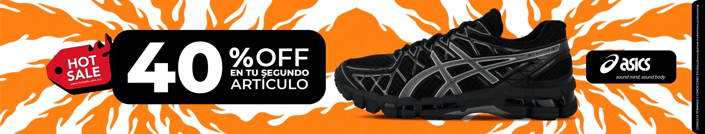 HA - 40% Off en tu segundo artículo Asics