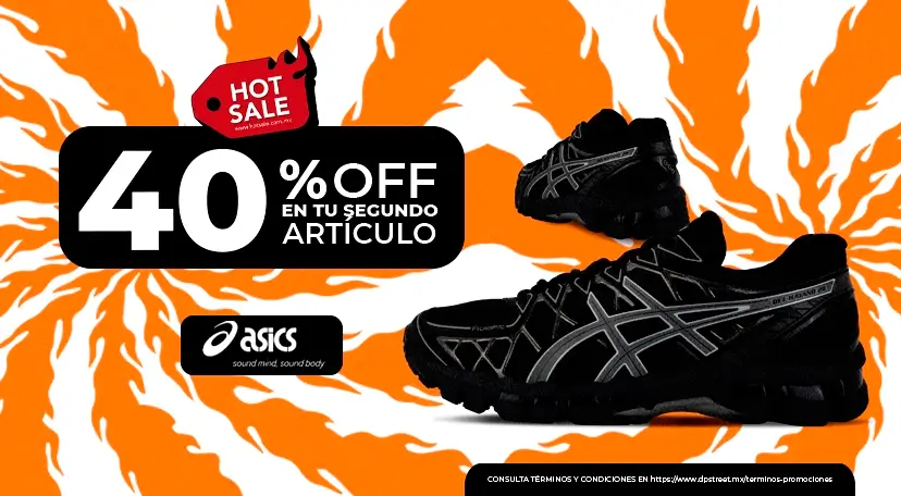 HA - 40% Off en tu segundo artículo Asics