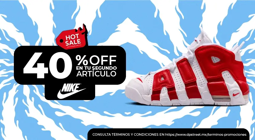 Hot Sale: 40% Off en tu segundo artículo Nike