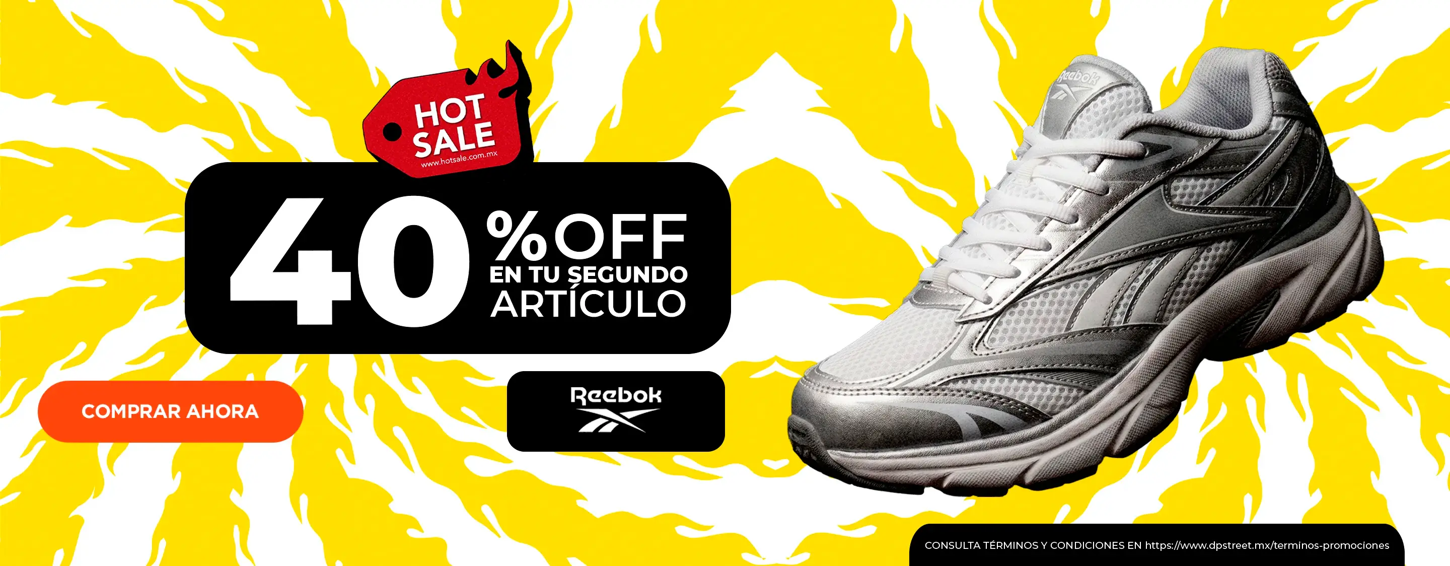 HA - 40% Off en tu segundo artículo Reebok