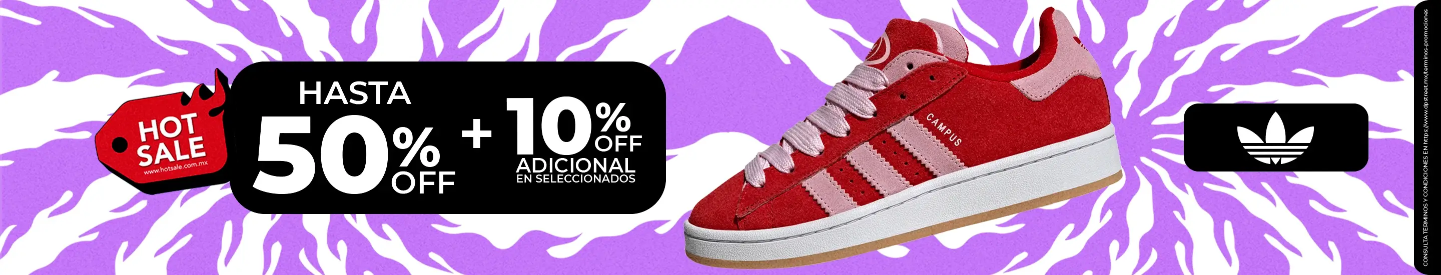 Hot Sale 2026 - 50% + 10% Off en adidas
