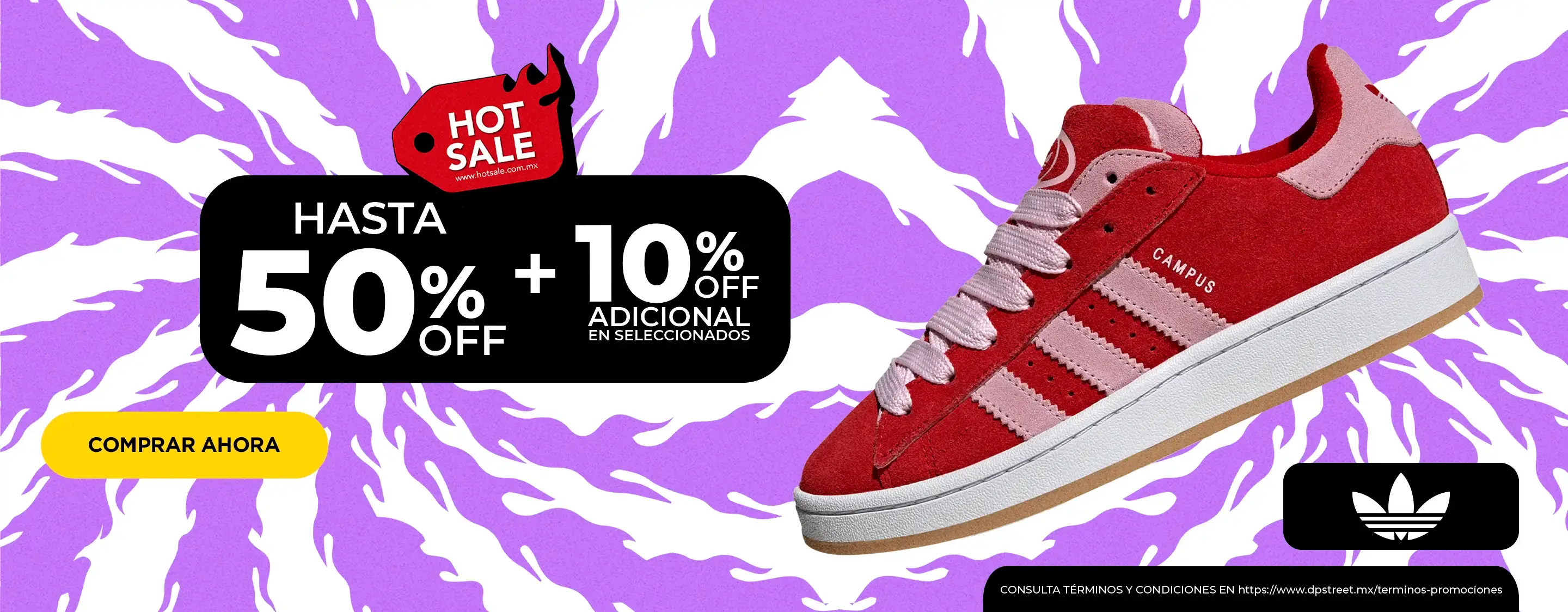 HA - 50% + 10% Off en adidas