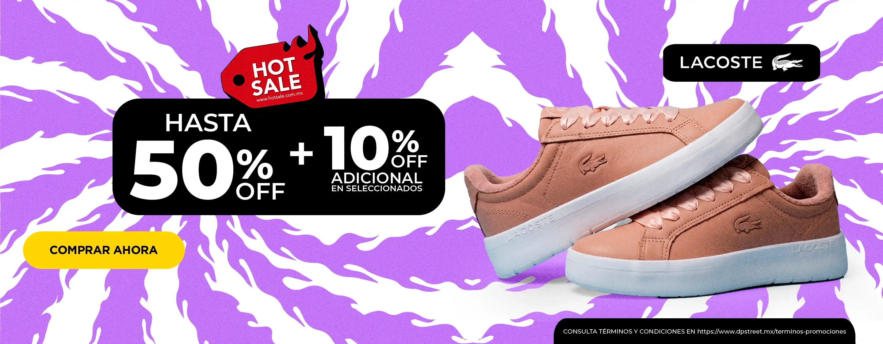 HA - 50% OFF + 10% Adicional en productos Lacoste