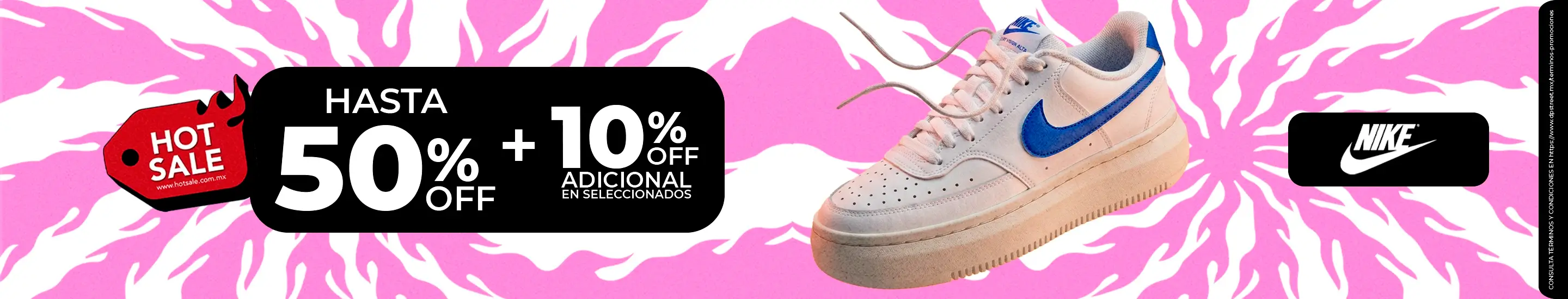Hot Sale 2026 - 50% + 10% Off en Nike