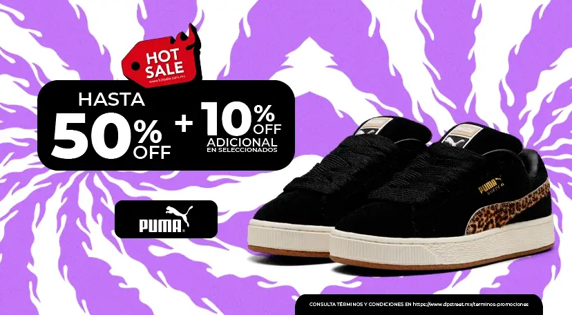 Hot Sale 2026 - 50% + 10% Off en Puma