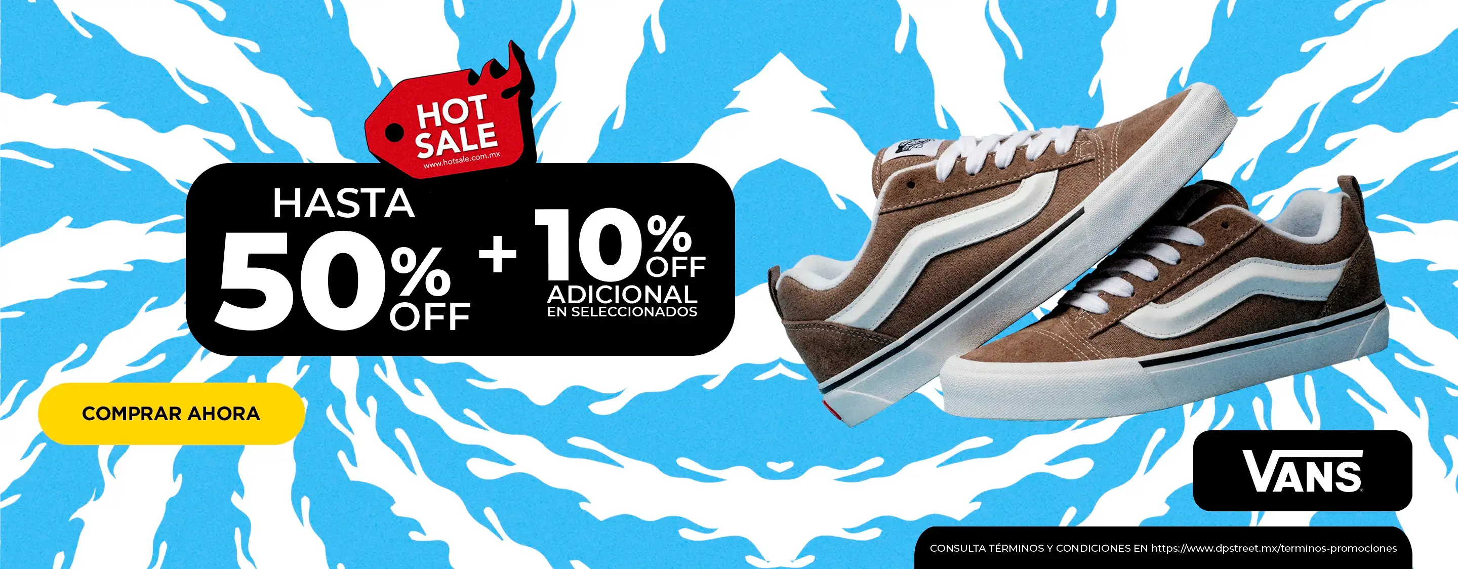 HA - 50% + 10% Off en productos de la marca Vans