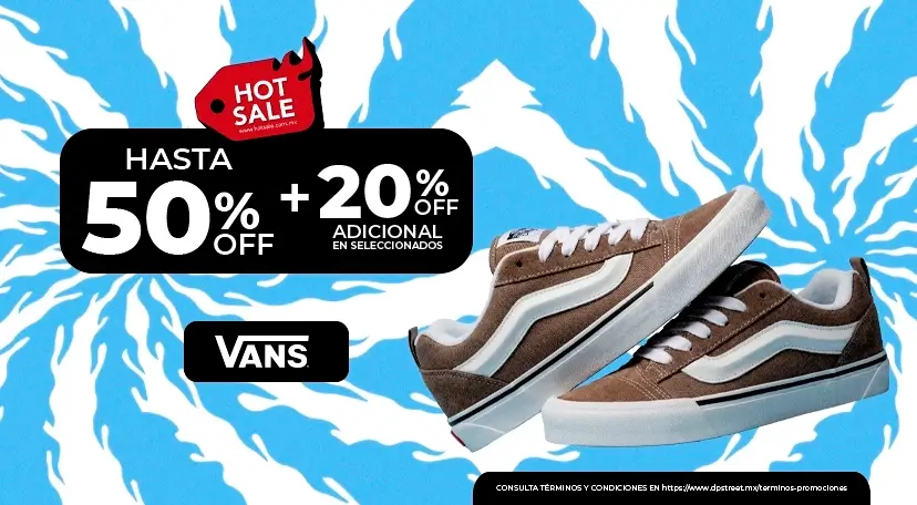 Hot Sale 2026 - 50% + 20% Off en Vans