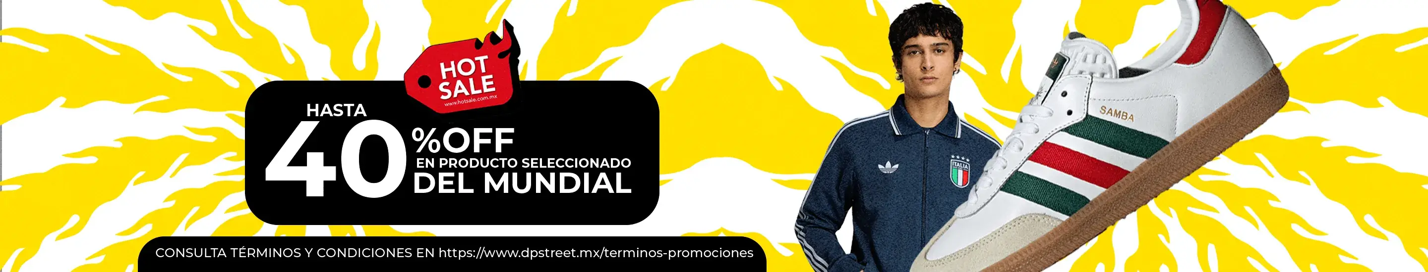 Hot Sale: 40% Off en tu segundo artículo del mundial