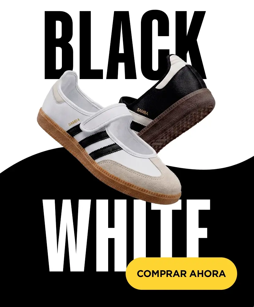 HA - Tenis blancos y negros