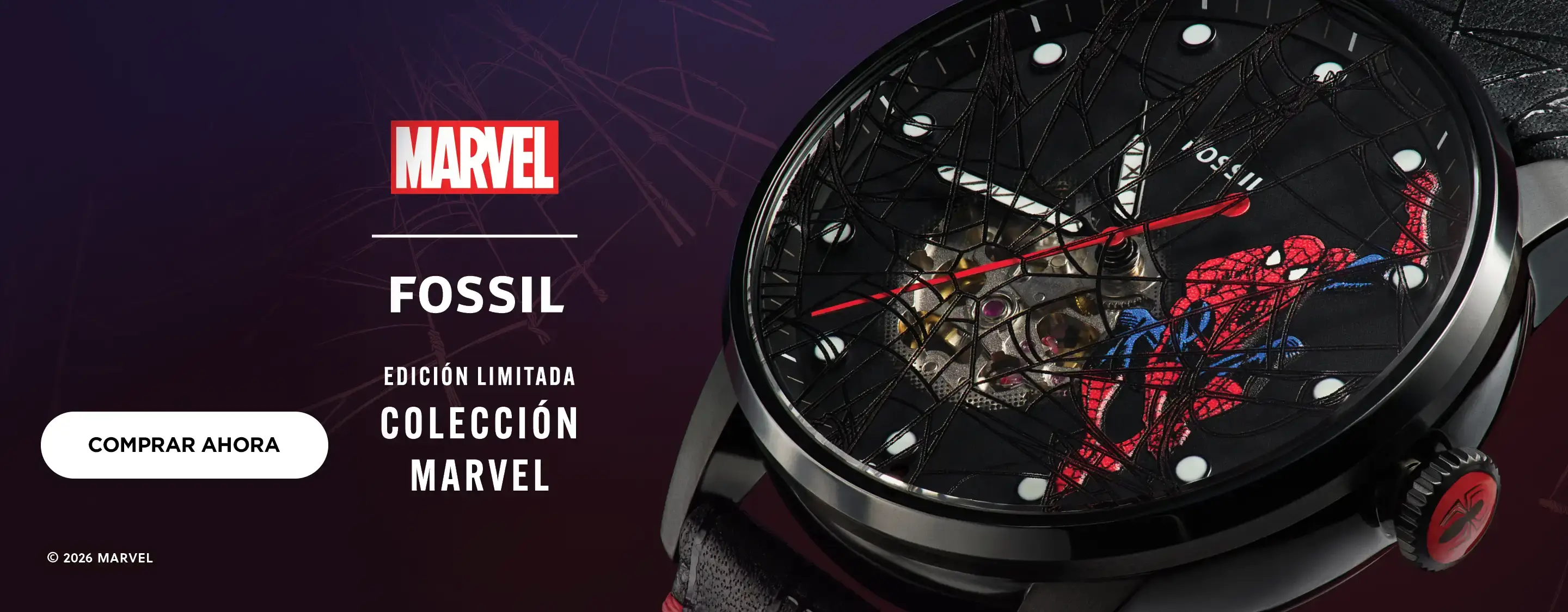 HA - Reloj Fossil x Spider-Man