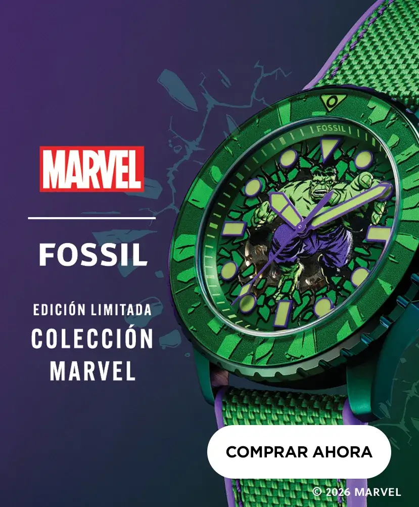 HA - Reloj Fossil x Marvel Hulk