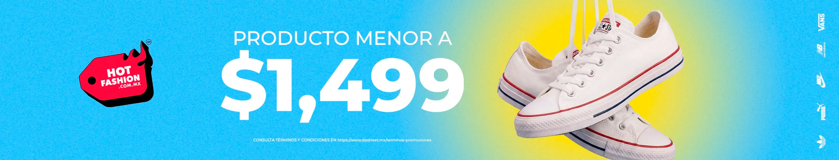 Tenis, ropa y accesorios en menos de $1,499.00
