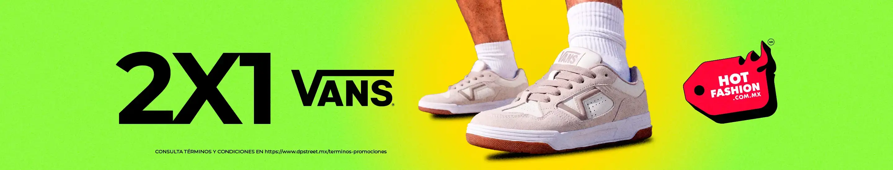 2x1 en tenis, ropa y accesorios de la marca Vans