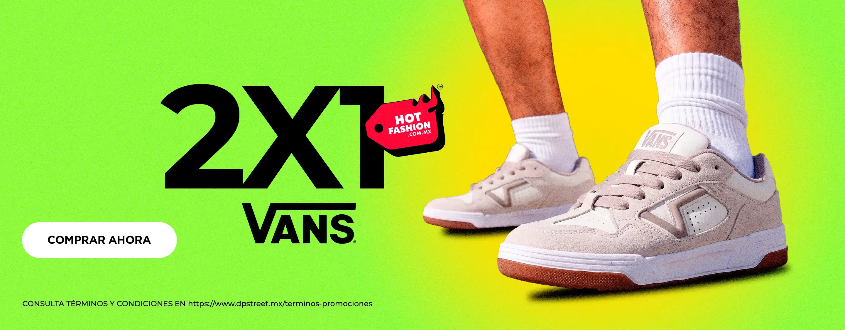 2x1 en tenis, ropa y accesorios de la marca Vans