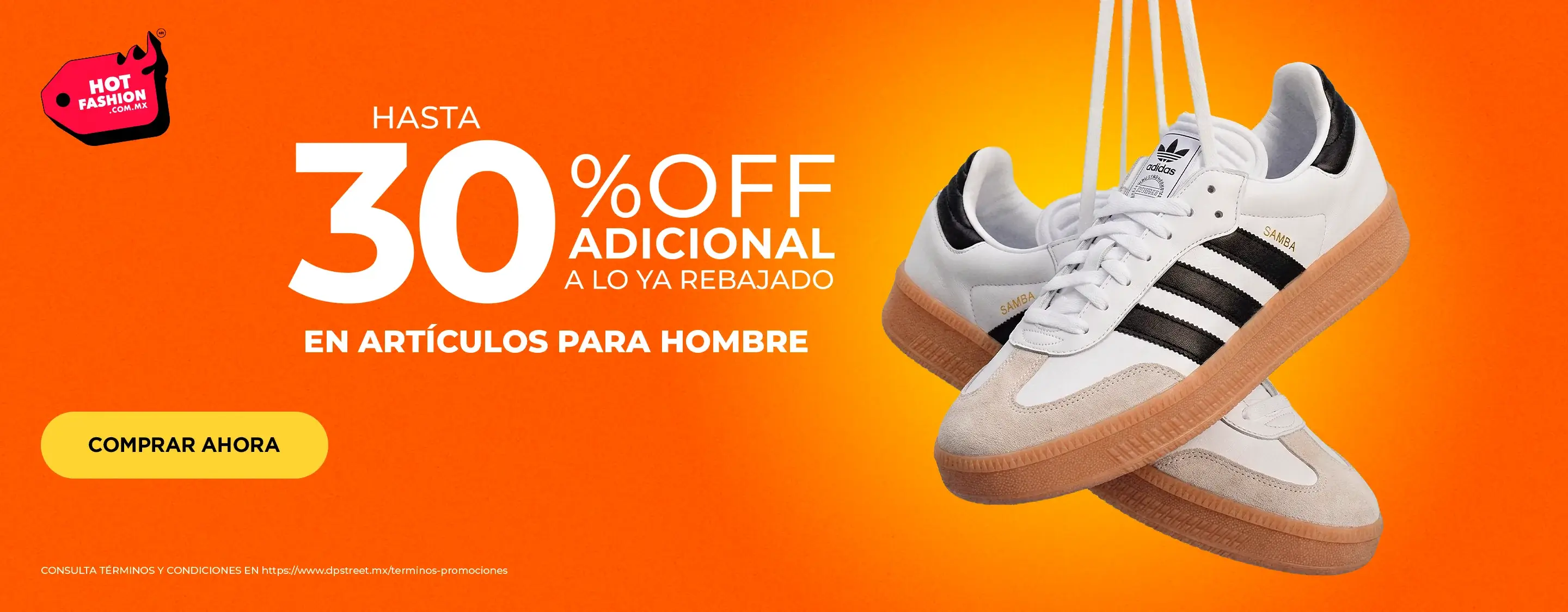 Hot Fashion: Hasta 30% adicional en productos seleccionados de Hombre