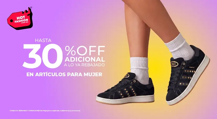 Hot Fashion - 30% de descuento adicional en sneakers mujer